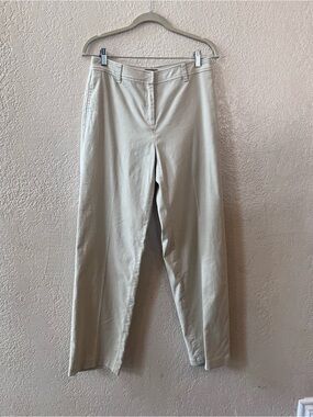 WORTH Khaki Linen Cotton
Stretch Straight Leg Pants
Chinos Sz 8